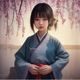 复古胶片写真图片风格代表作,橙暖色调下人物神情自然